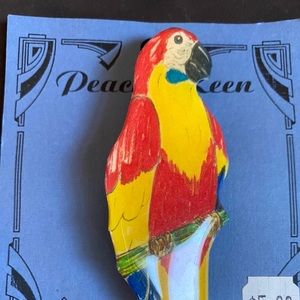 Parrot Brooch